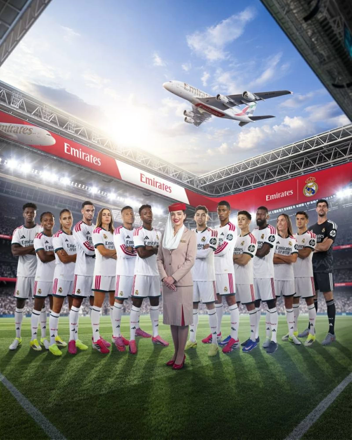 طيران الإمارات وريال مدريد يمددان شراكتهما التاريخية حتى 2031