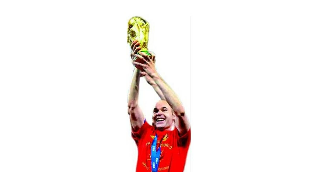 أندريس إنييستا بطل كأس العالم 2010