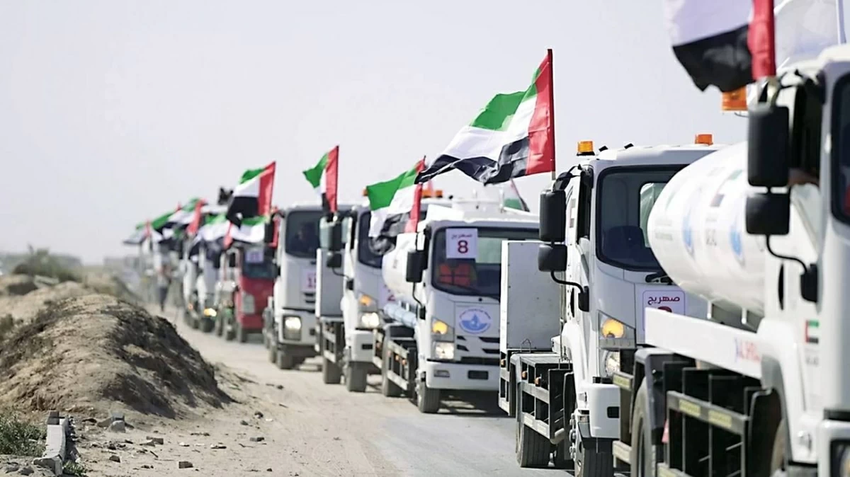 3.12 مليار دولار مساعدات الإمارات إلى غزة منذ 2023