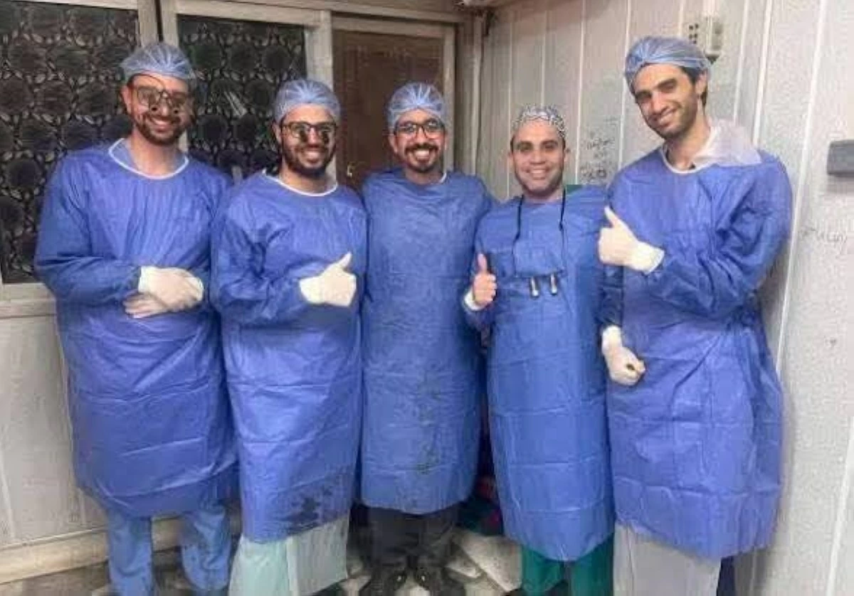 الفريق الطبي