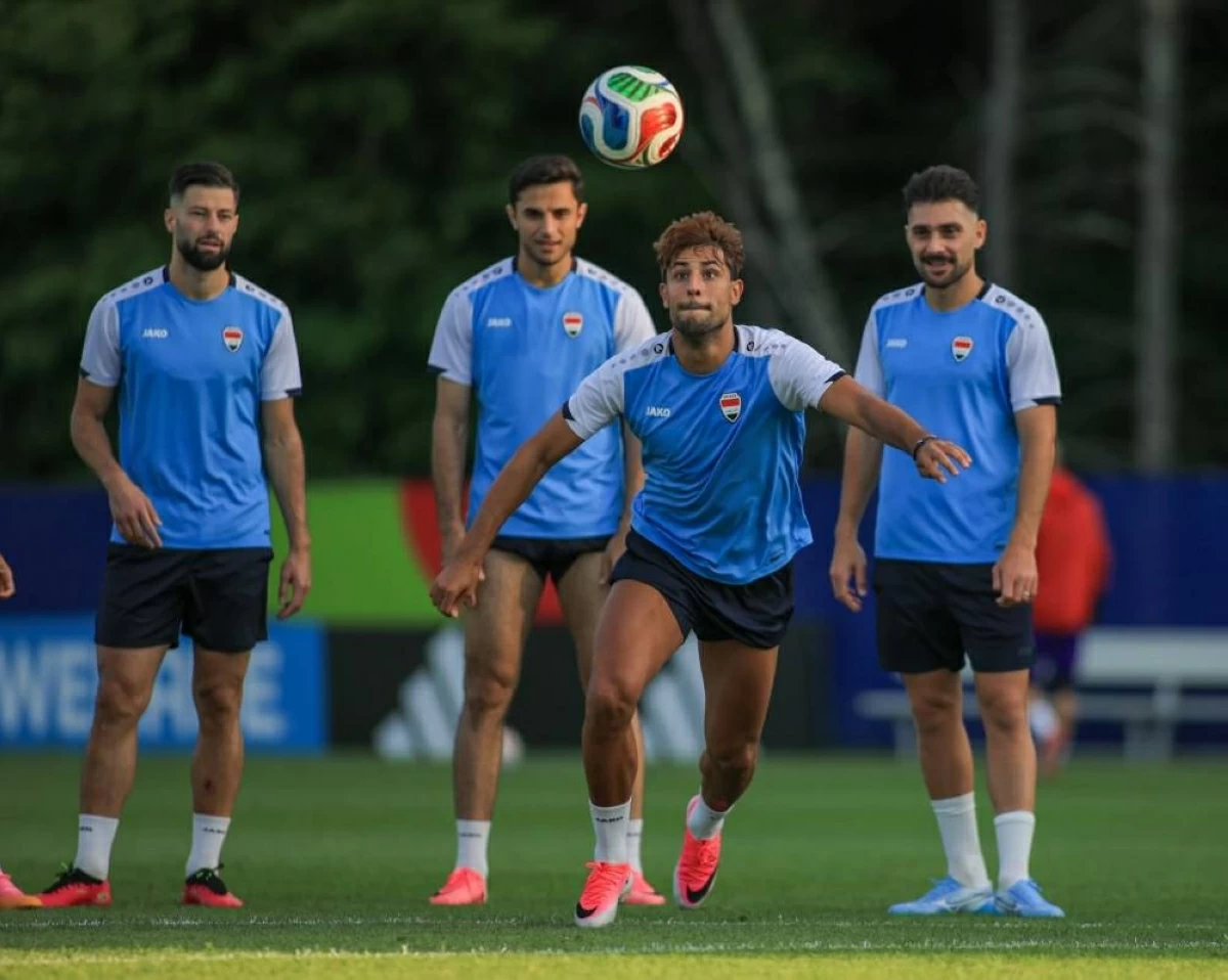 تدريبات المنتخب العراقي قبل مواجهة النرويج
