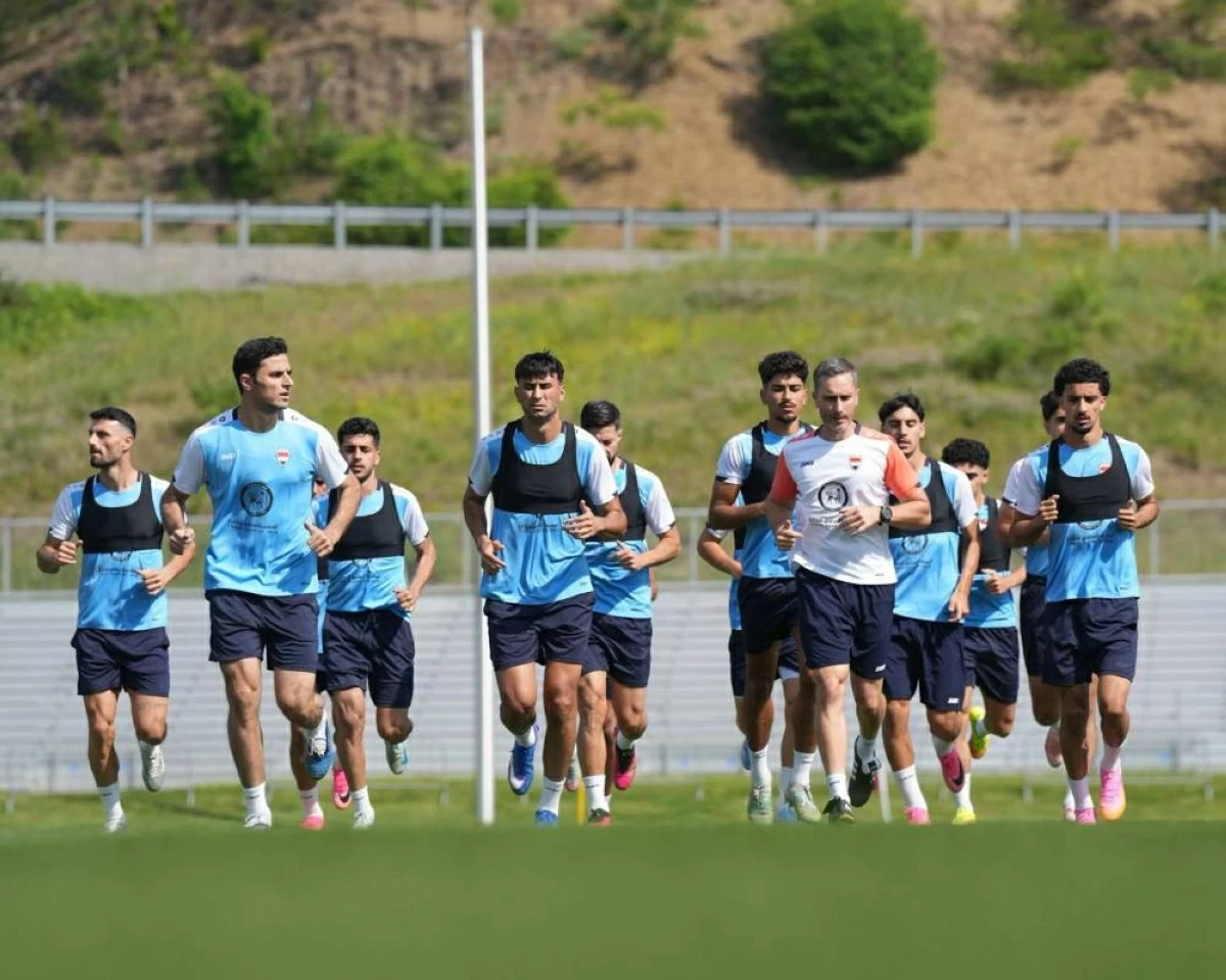 جانب من الوحدة التدريبية للمنتخب العراقي