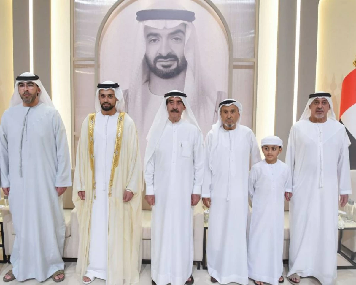 المعلا وأحمد بن محمد والشيوخ يحضرون أفراح صديقي وخوري