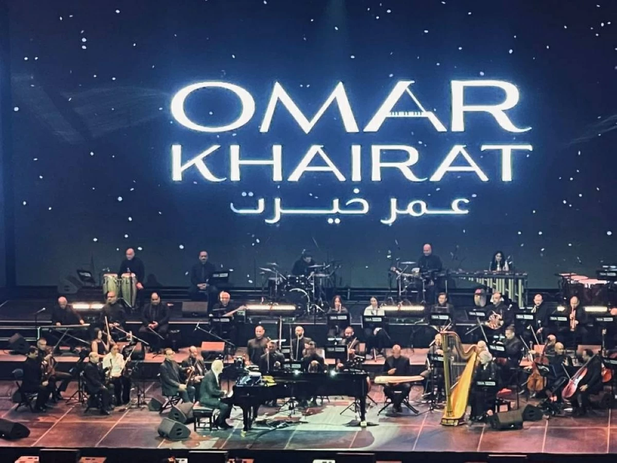 عمر خيرت خلال الحفل