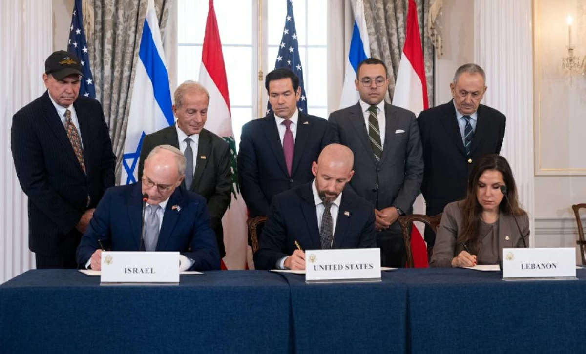 لبنان وإسرائيل يوقعان اتفاق سلام برعاية أمريكية