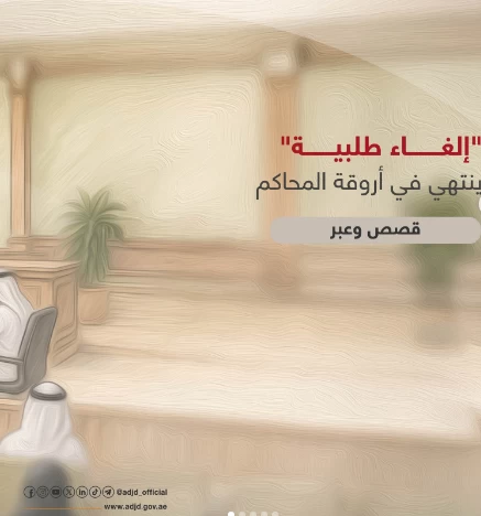 «قضاء أبوظبي» تبث قصة إلغاء طلبية ينتهي في أروقة المحاكم #صحيفة_الخليج 
