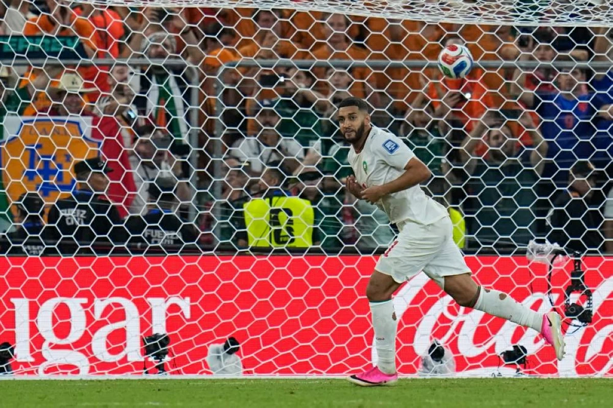صايبري يحتفل بهدف في المونديال