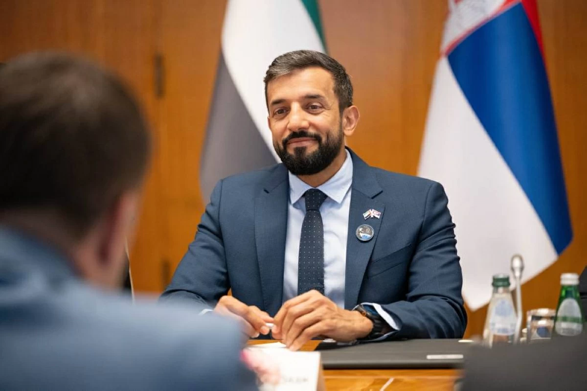 الرئيس الصربي يستقبل سلطان النيادي ويبحثان توسيع آفاق التعاون