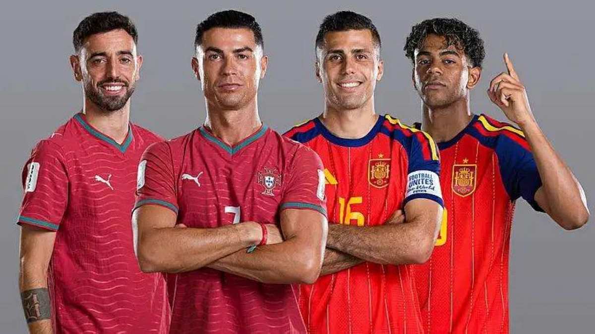 مشاهدة مباراة البرتغال وإسبانيا في الدور الـ16 بكأس العالم 2026 مجاناً