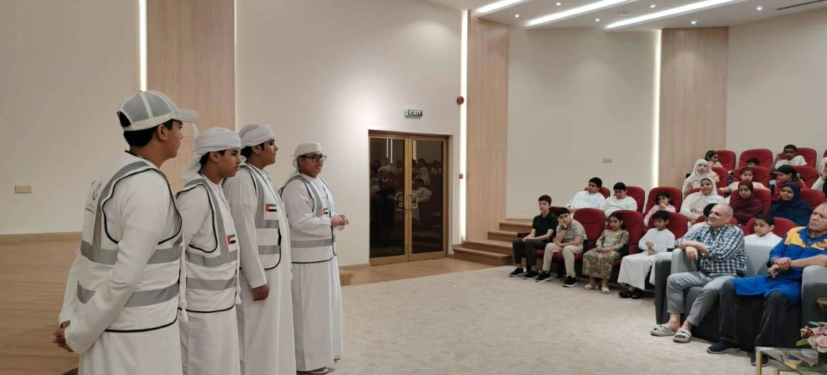 إحدى فقرات انطلاق المخيم