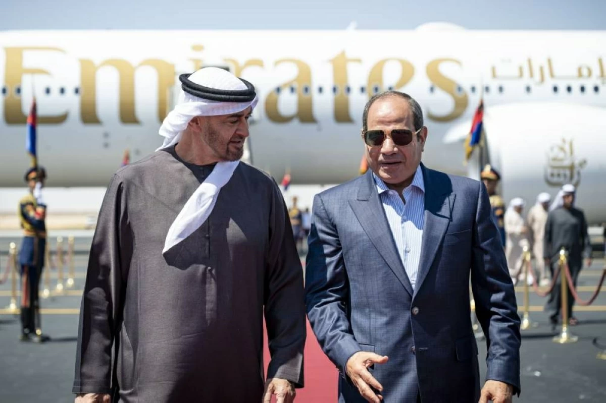 محمد بن زايد والسيسي: تحديات المنطقة تستدعي العمل المشترك