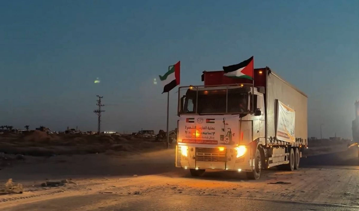 لمواجهة انتشار الحشرات.. الإمارات تدخل شاحنة مبيدات إلى غزة