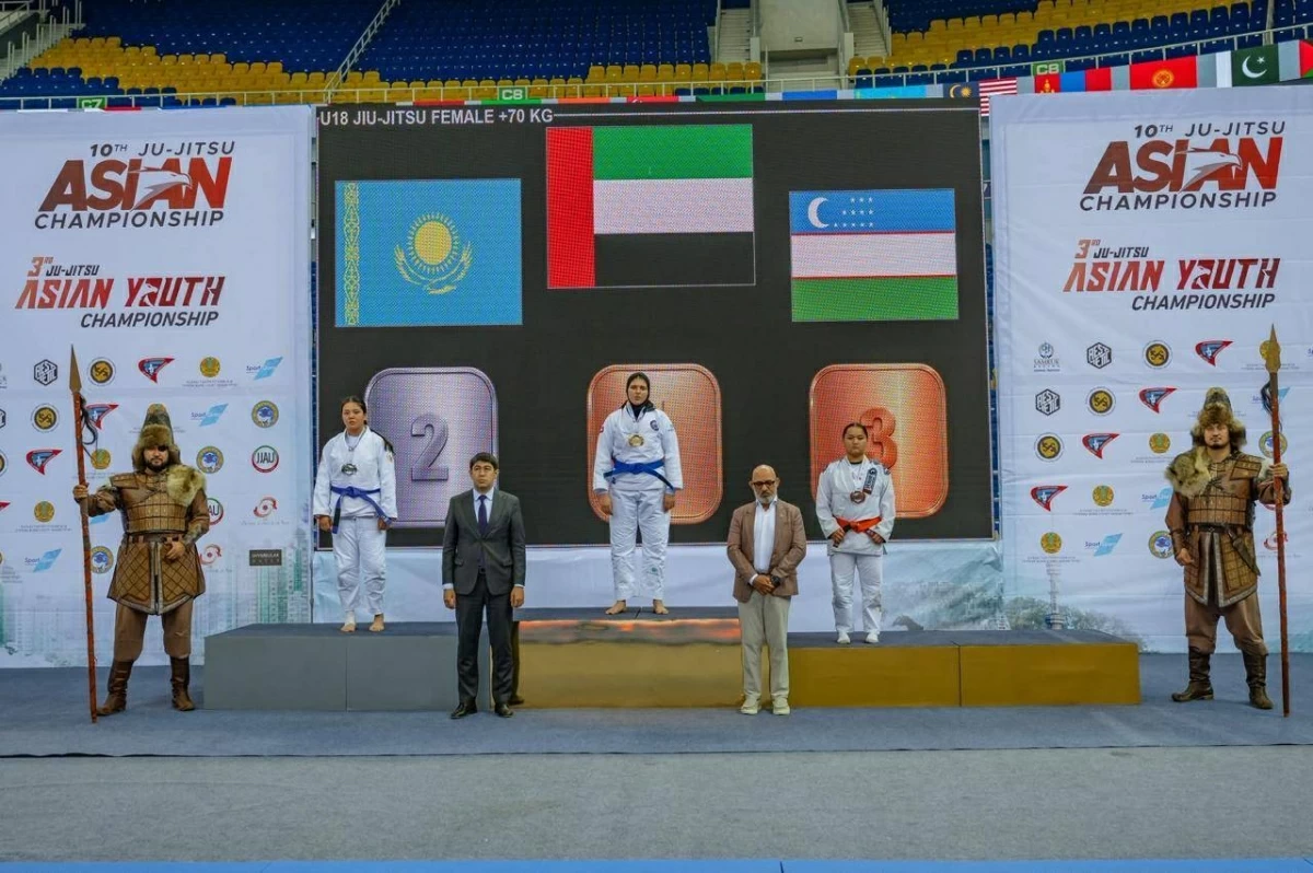 شباب الإمارات يرفع حصاده إلى 27 ميدالية في بطولة آسيا للجوجيتسو