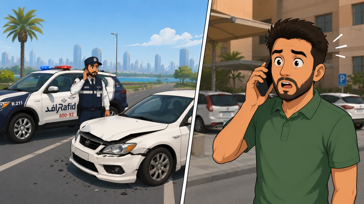يتلقى اتصالاً من «رافد» يكشف له سرقة مركبته