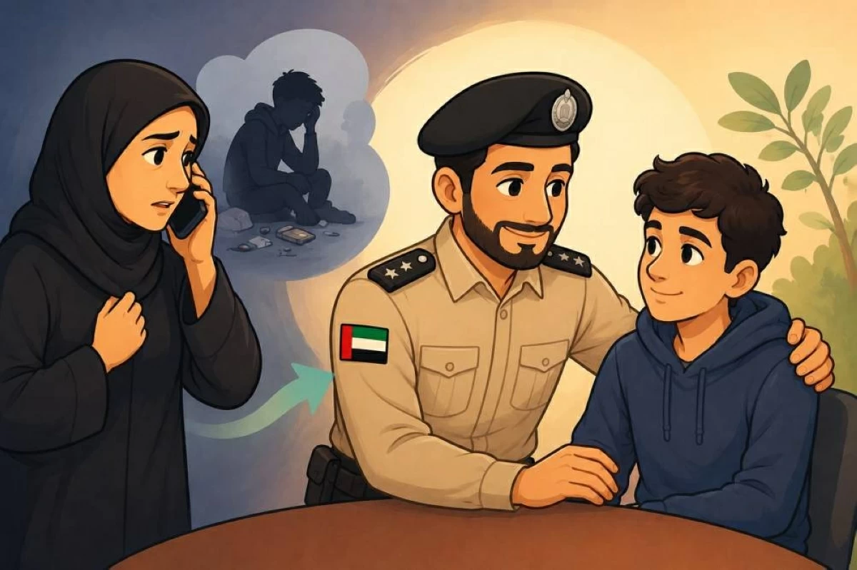بلاغ أم لشرطة الشارقة ينقذ ابنها 16 عاماً من تعاطي المخدرات