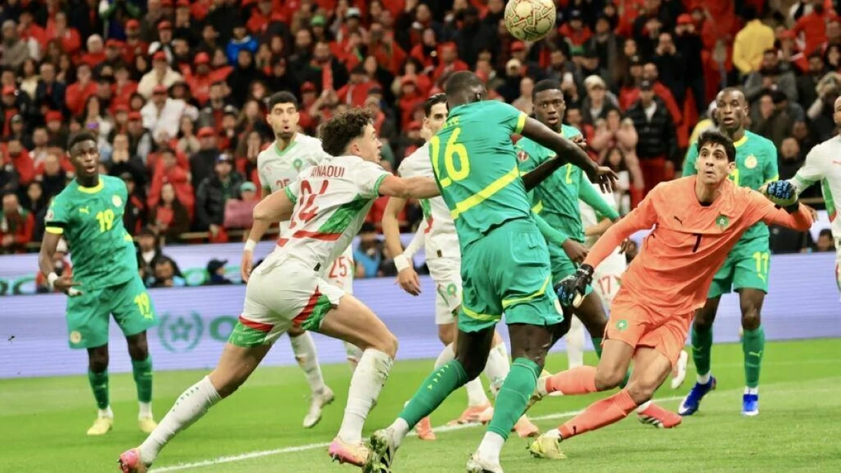 من نهائي كأس إفريقيا بين المغرب والسنغال
