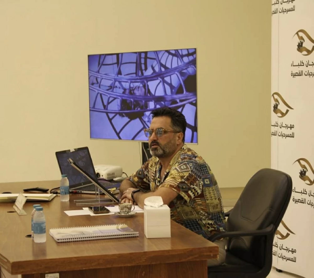جانب من الورشة