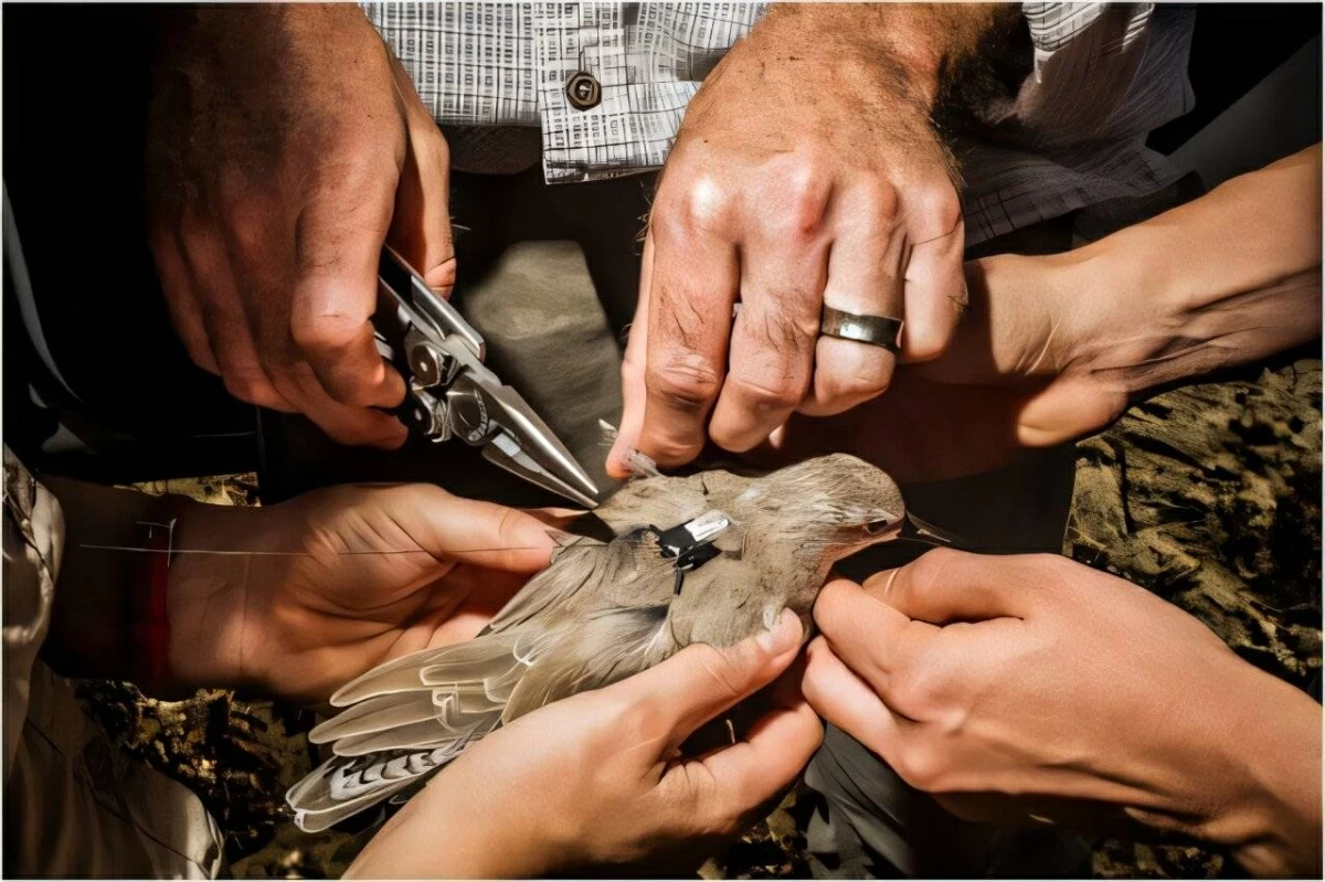 باحثون يثبتون جهاز إرسال عبر الأقمار الصناعية على ظهر طائر الزقزاق الأحمر