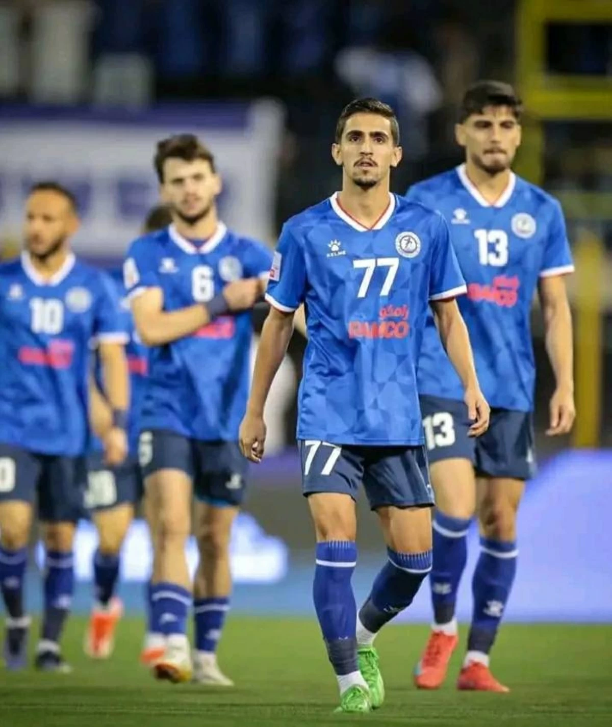 لاعبو فريق الرمثا