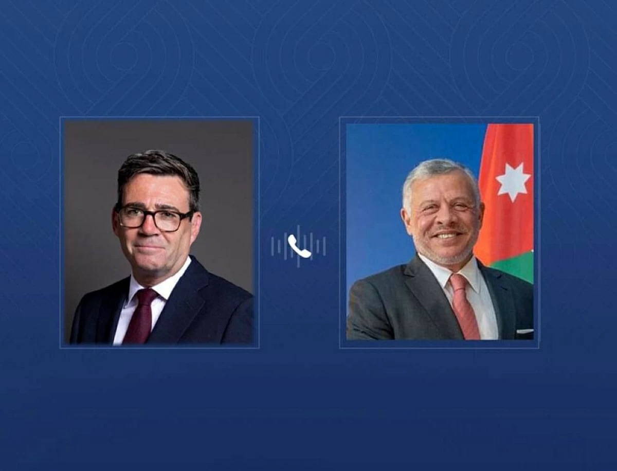 ملك الأردن ورئيس وزراء بريطانيا يبحثان الأوضاع بالمنطقة