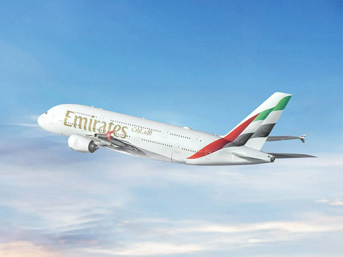 طائرة «الإمارات إي 380» في الأجواء
