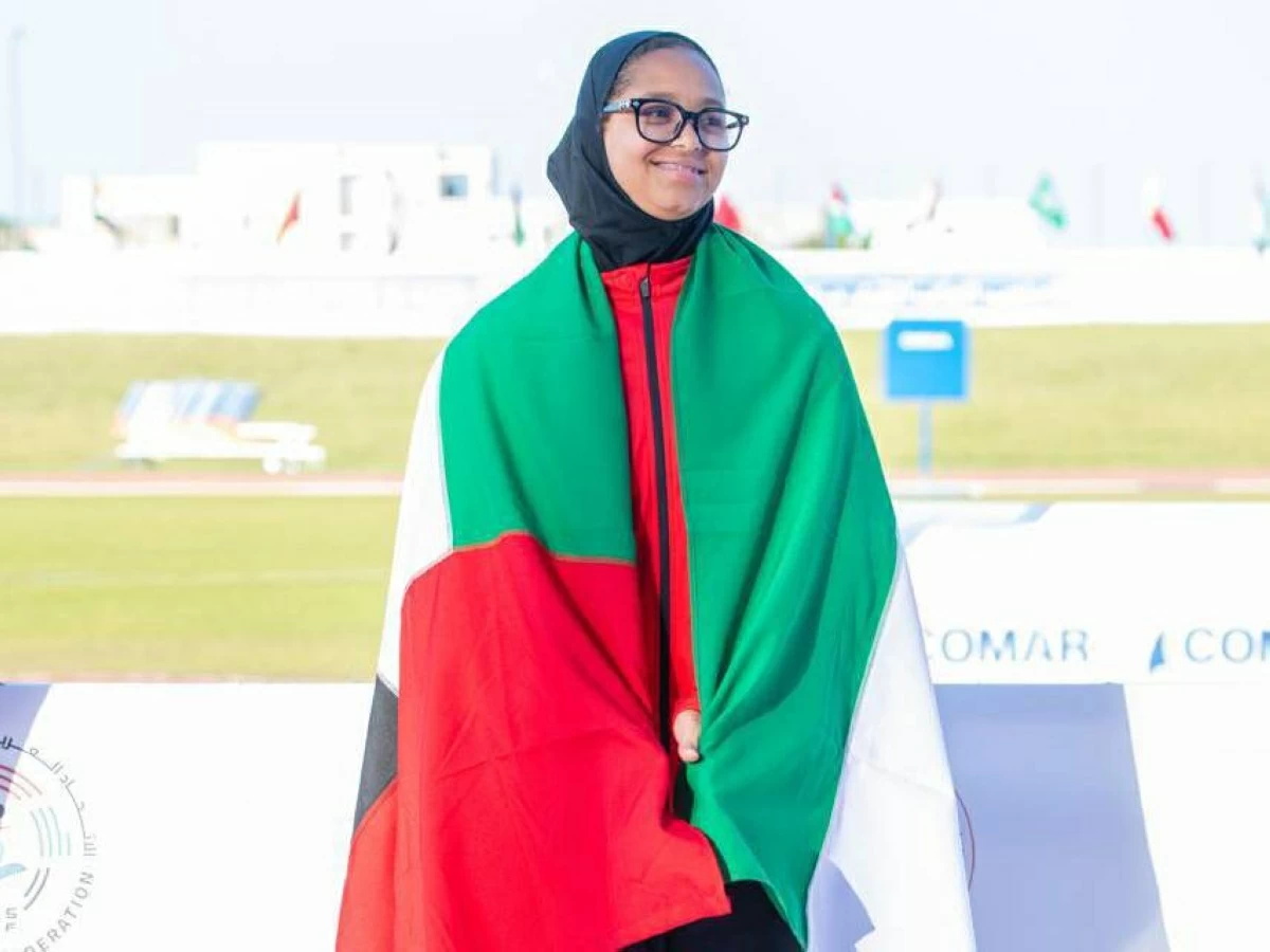 سلمى المري بطلة إطاحة المطرقة