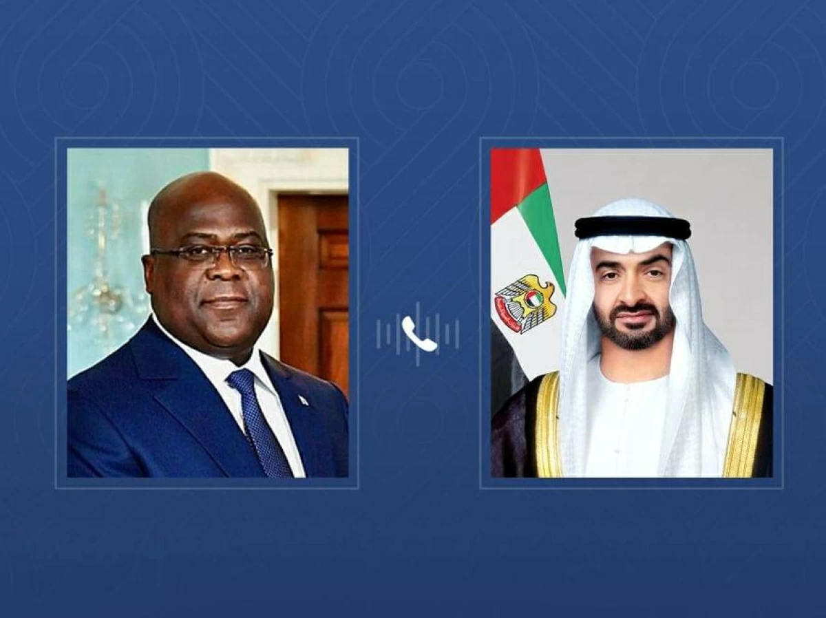 محمد بن زايد ورئيس الكونغو الديمقراطية يبحثان هاتفياً تعزيز التعاون محمد بن زايد ورئيس الكونغو الديمقراطية يبحثان هاتفياً تعزيز التعاون