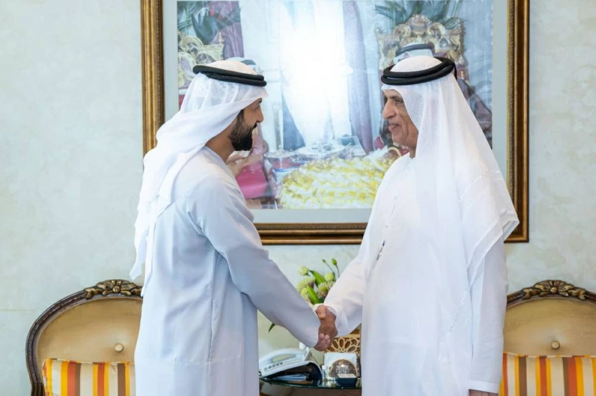 سعود بن صقر يستقبل سلطان النيادي.. ويطلع على برنامج الجاهزية الوطنية «غطاريف»