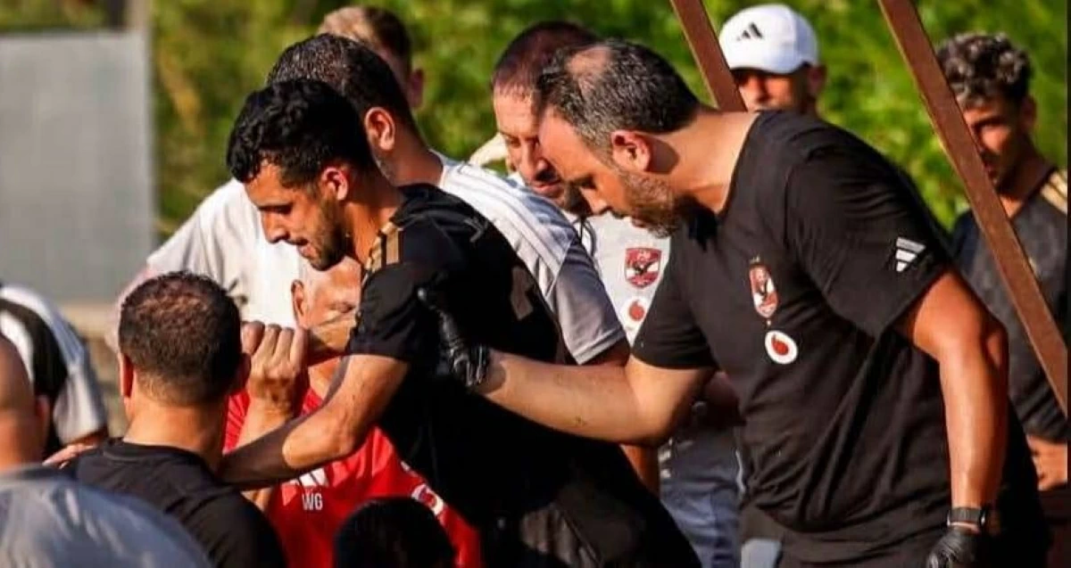 الأهلي يعلن إصابة يوسف بلعمري بقطع في الرباط الصليبي