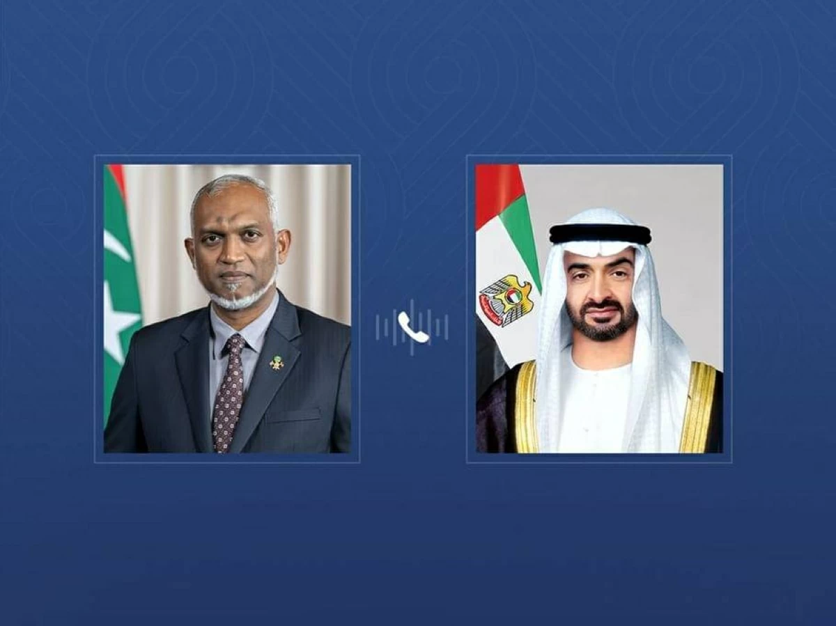 محمد بن زايد ورئيس المالديف يبحثان هاتفياً العلاقات الثنائية