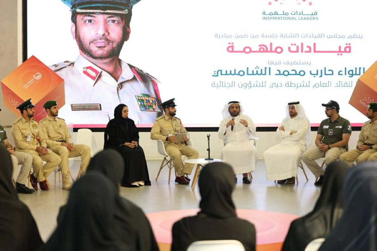 اللواء حارب الشامسي يلتقي شباب شرطة دبي