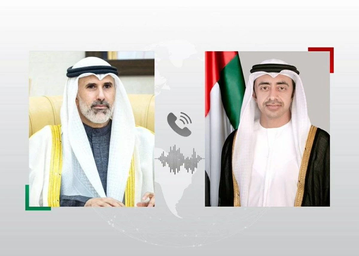 عبدالله بن زايد ووزير خارجية الكويت يبحثان التطورات الإقليمية