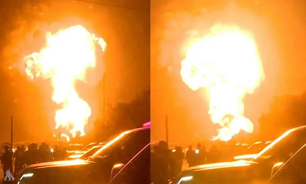العراق.. 18 مصاباً إثر حريق مروع بمجمع للمشتقات النفطية في السليمانية