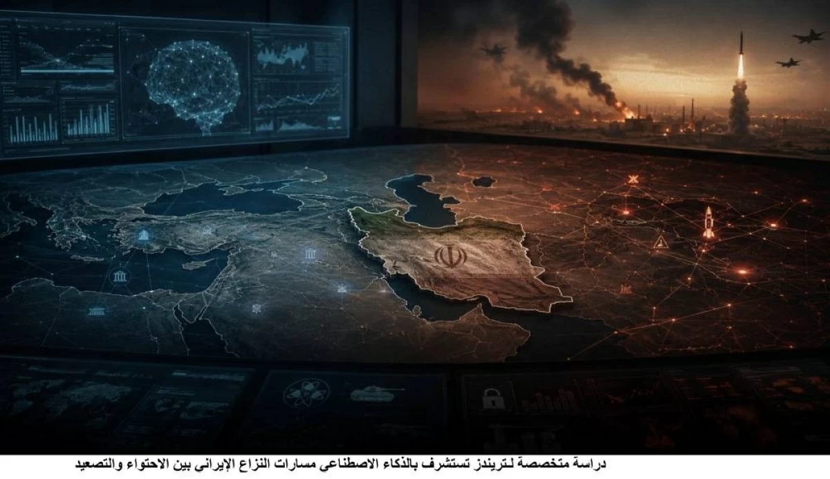 دراسة متخصصة لـتريندز تستشرف بالذكاء الاصطناعي مسارات النزاع الإيراني بين الاحتواء والتصعيد