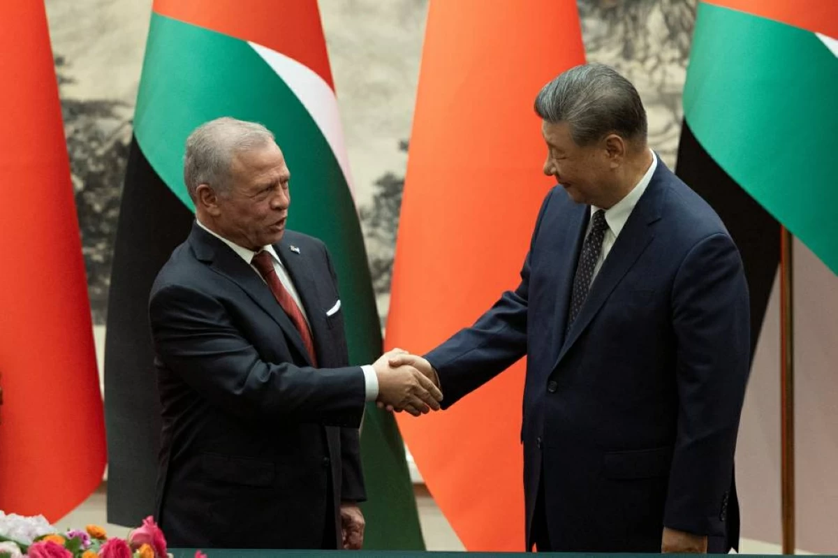 شي لعبدالله الثاني: فلسطين جوهر قضايا الشرق الأوسط