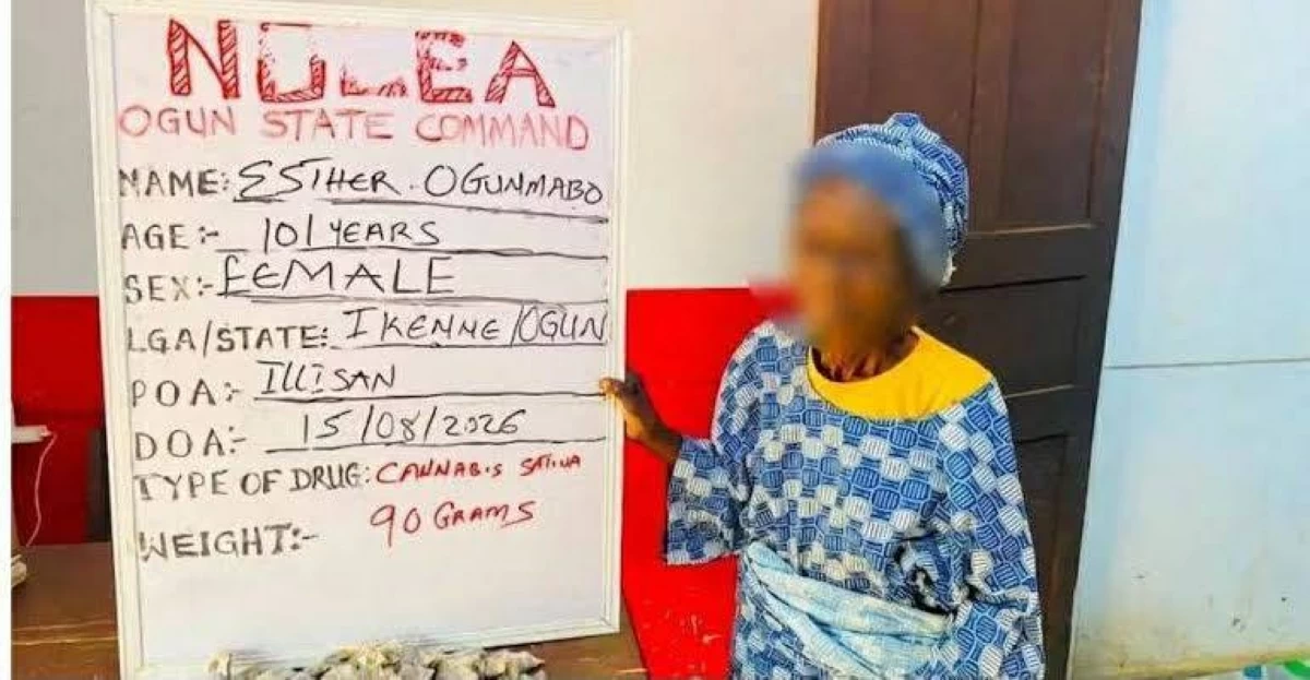 عمرها 101 عام.. القبض على معمرة نيجيرية بتهمة بيع المخدرات