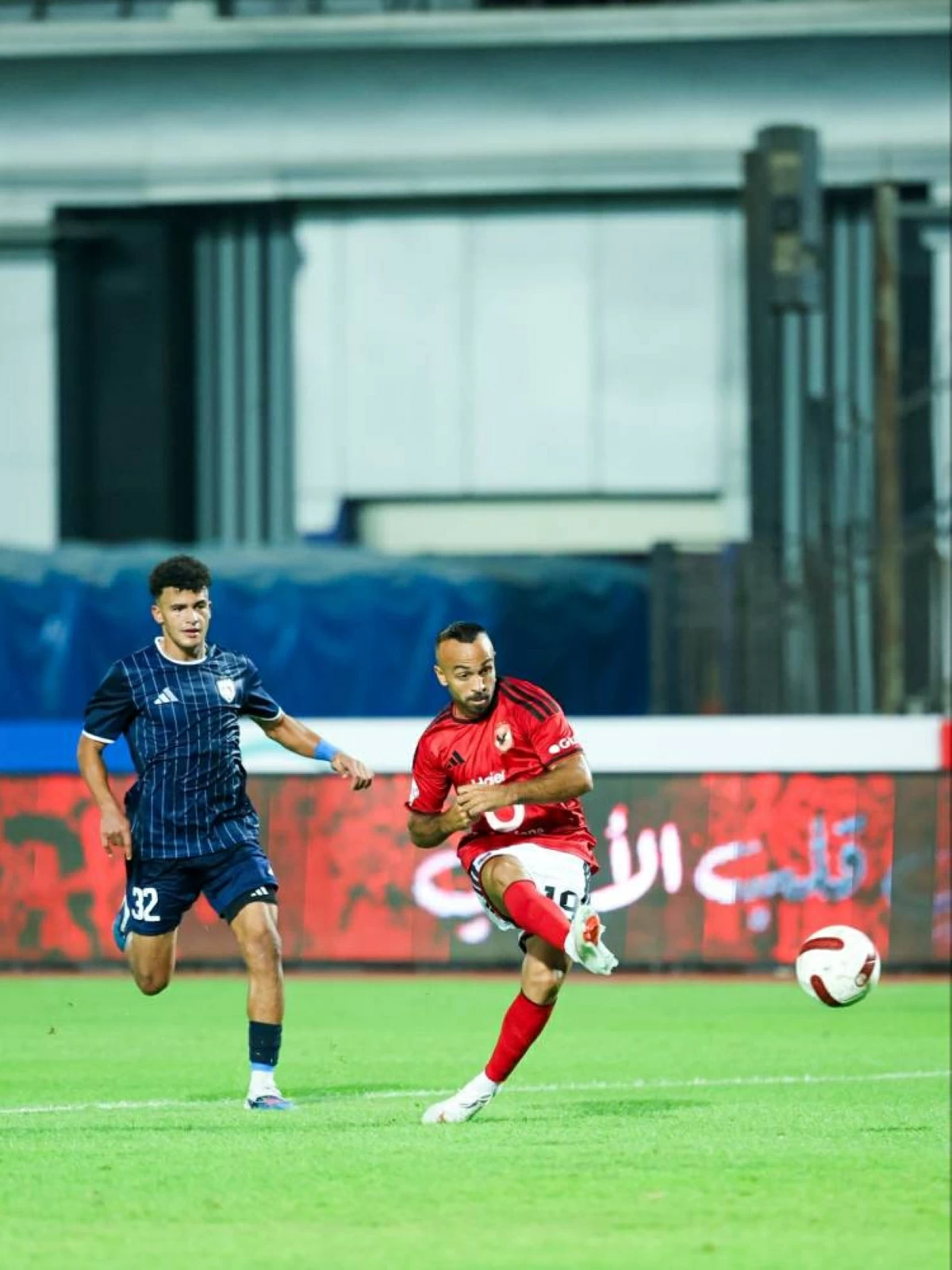 من مباراة الأهلي والشرقية إنبي