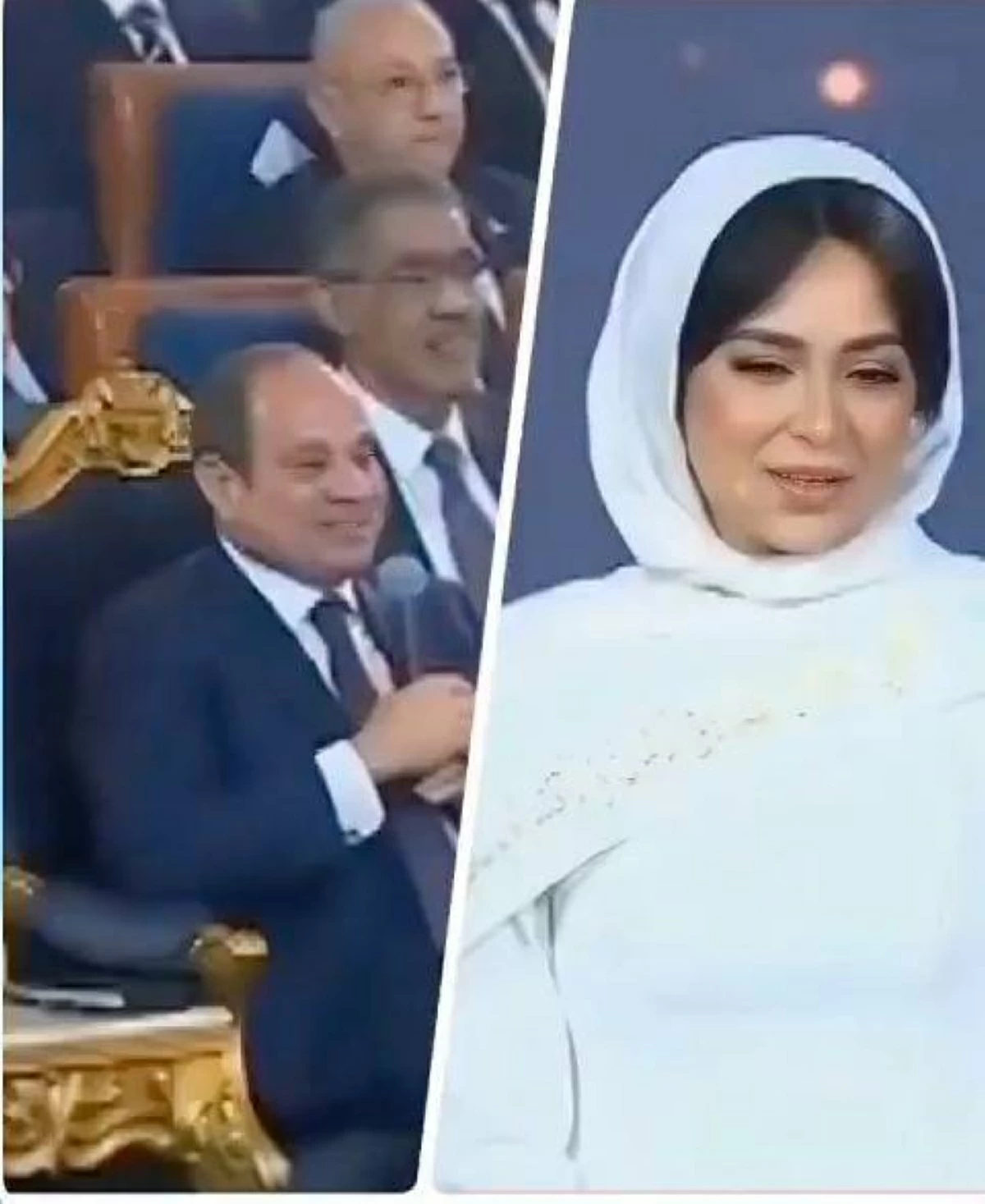 السيسي يدعو للفنانة هبة مجدي بالشفاء بعد أزمتها بالسرطان