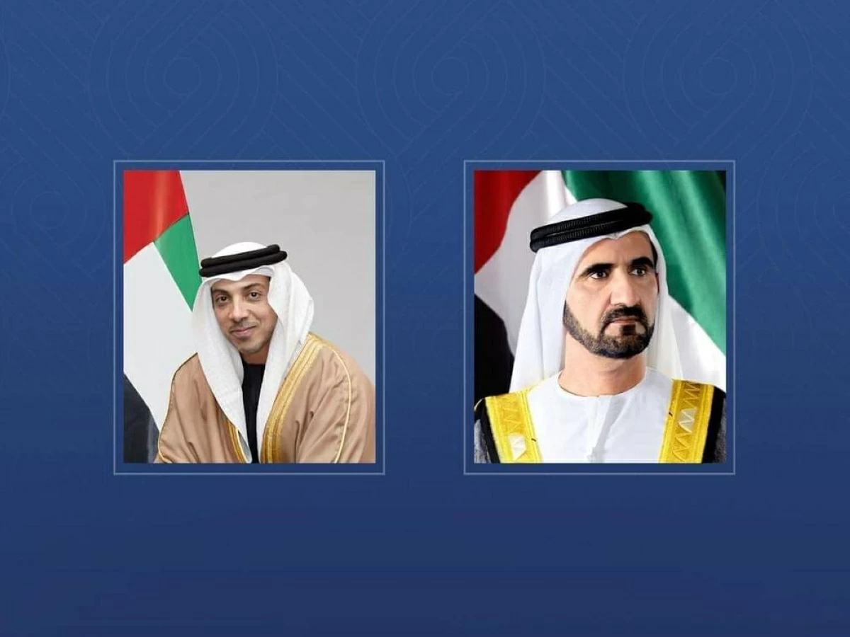 محمد بن راشد ومنصور بن زايد يهنئان نائب رئيس كازاخستان