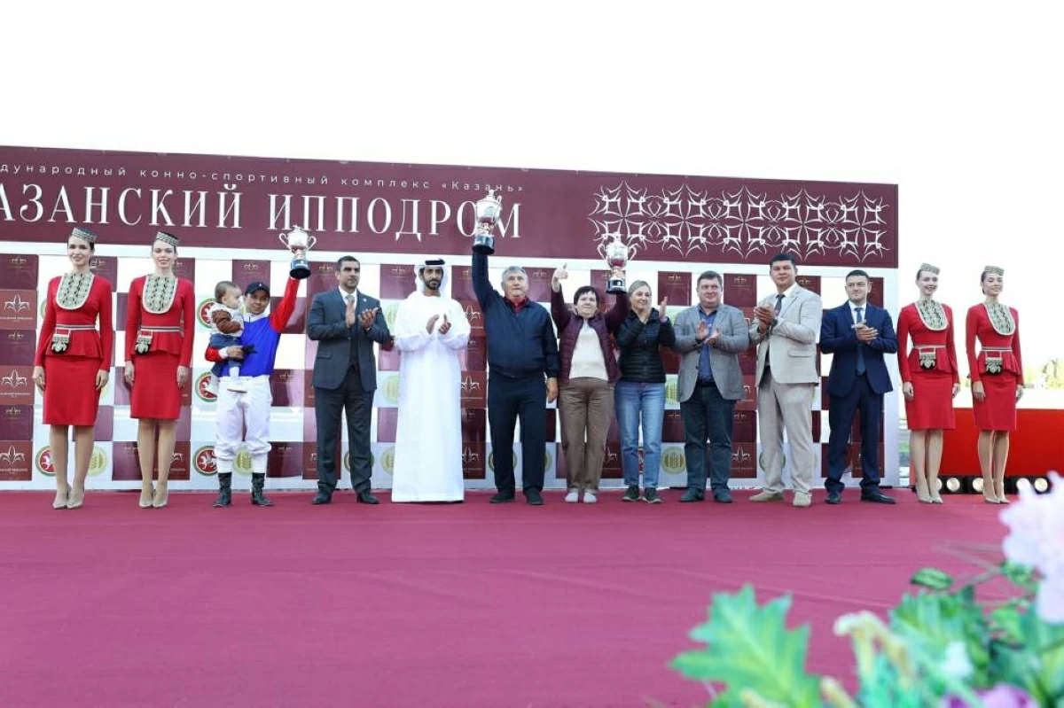 خلال تتويج الفائزين في كازان