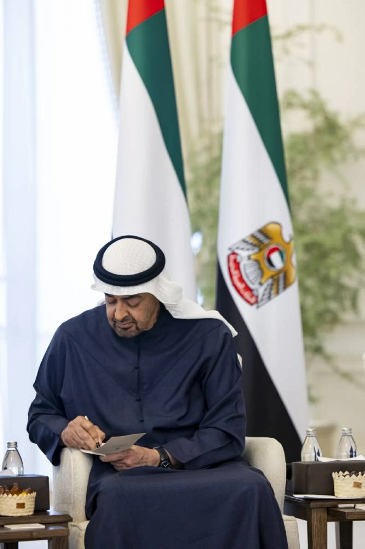 محمد بن زايد يستقبل جموع المواطنين