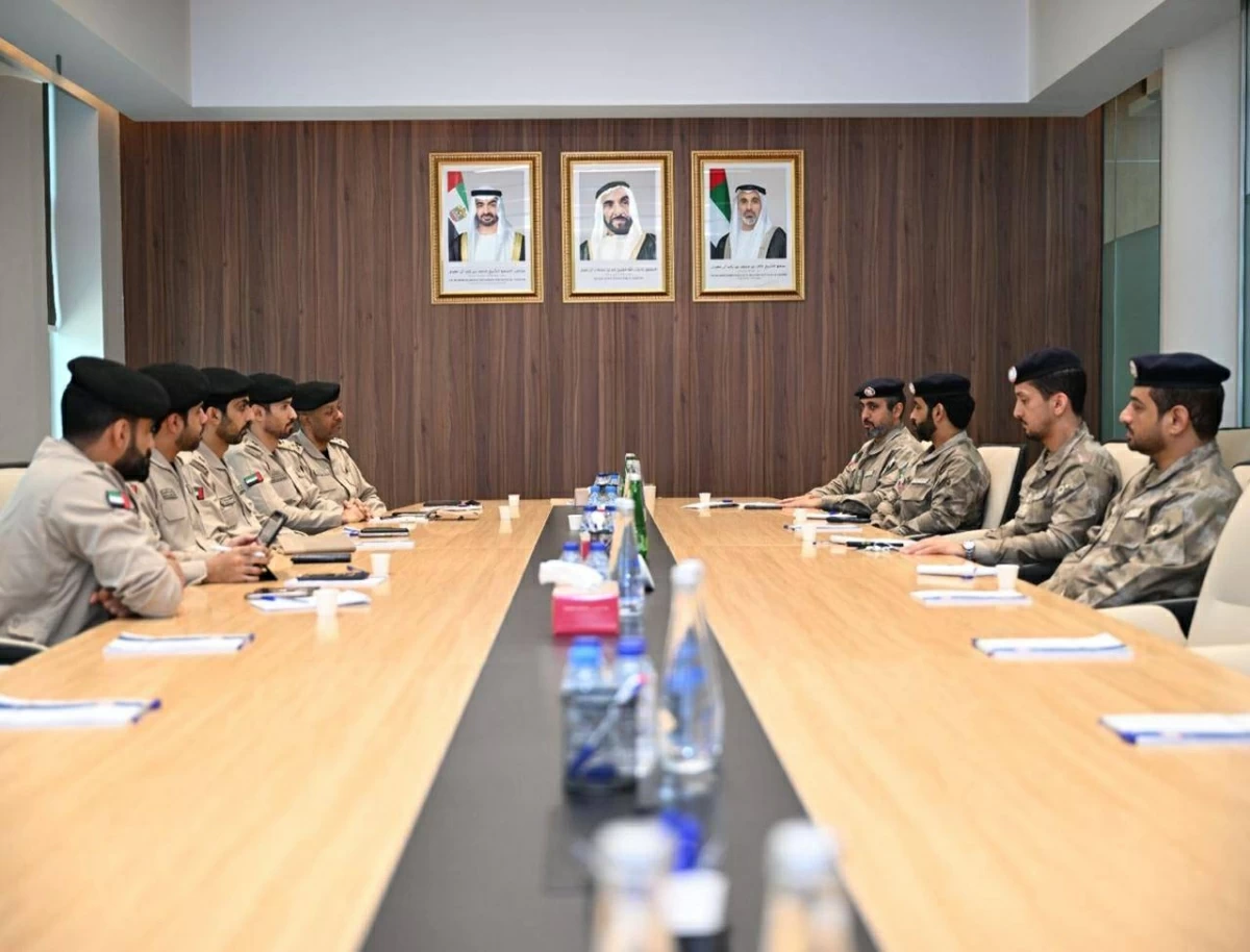 تبادل خبرات بين شرطتي أبوظبي والشارقة