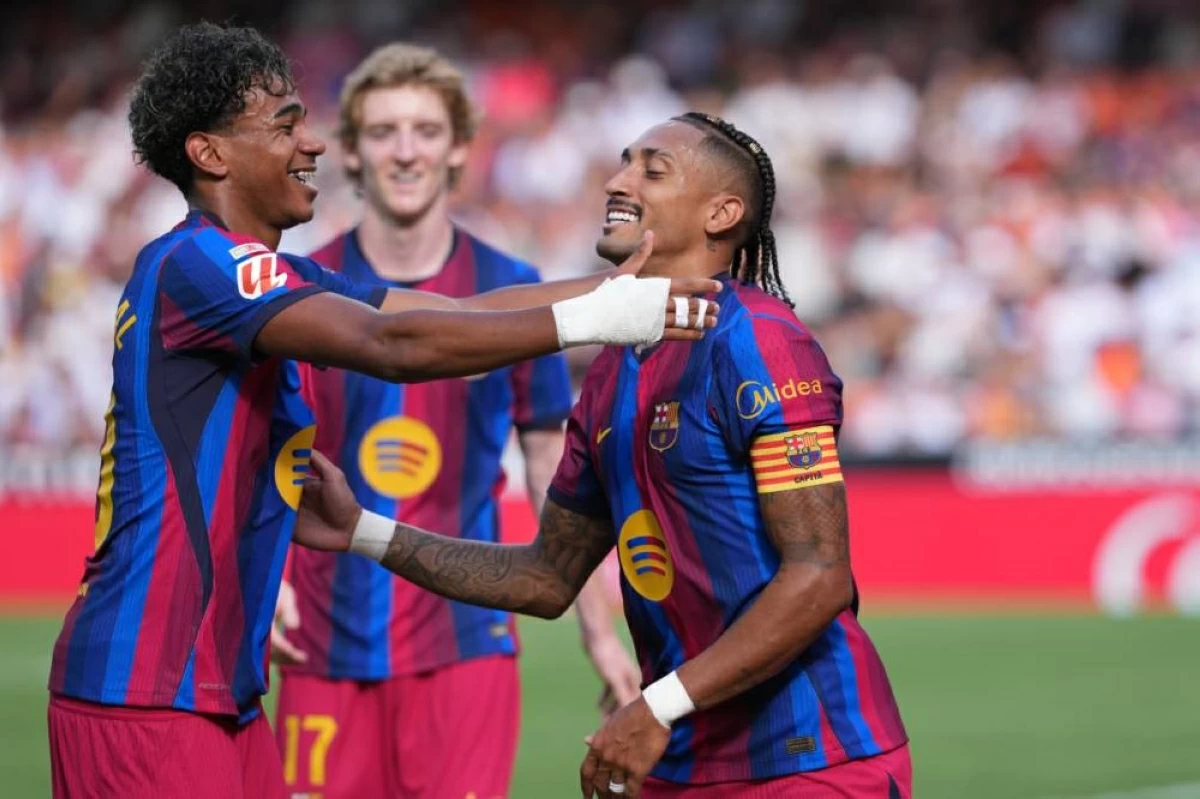 ترتيب الدوري الإسباني بعد فوز برشلونة على فالنسيا بخماسية