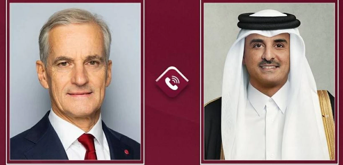 أمير قطر ورئيس وزراء النرويج يبحثان التطورات في المنطقة