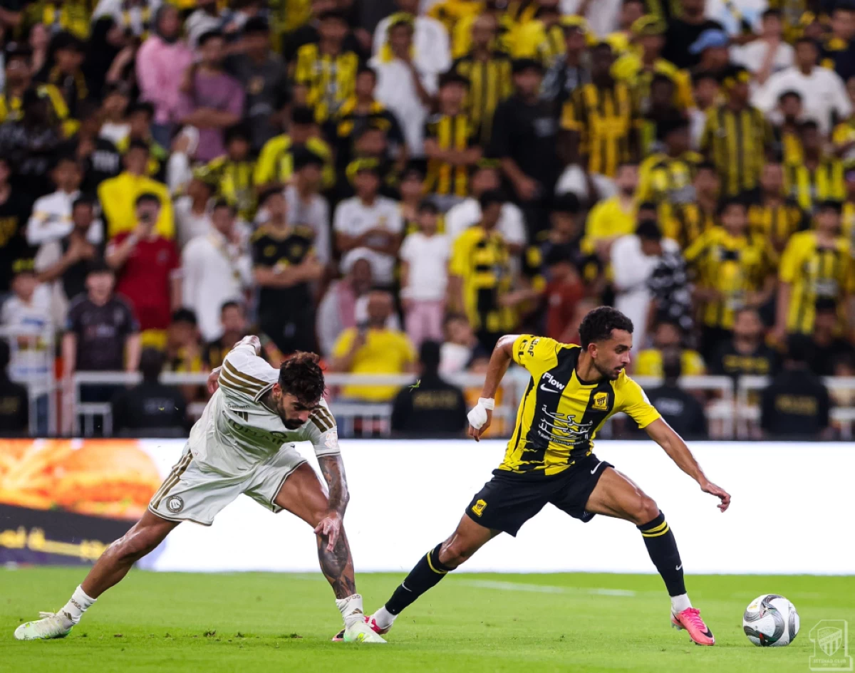 من مباراة الاتحاد والنصر