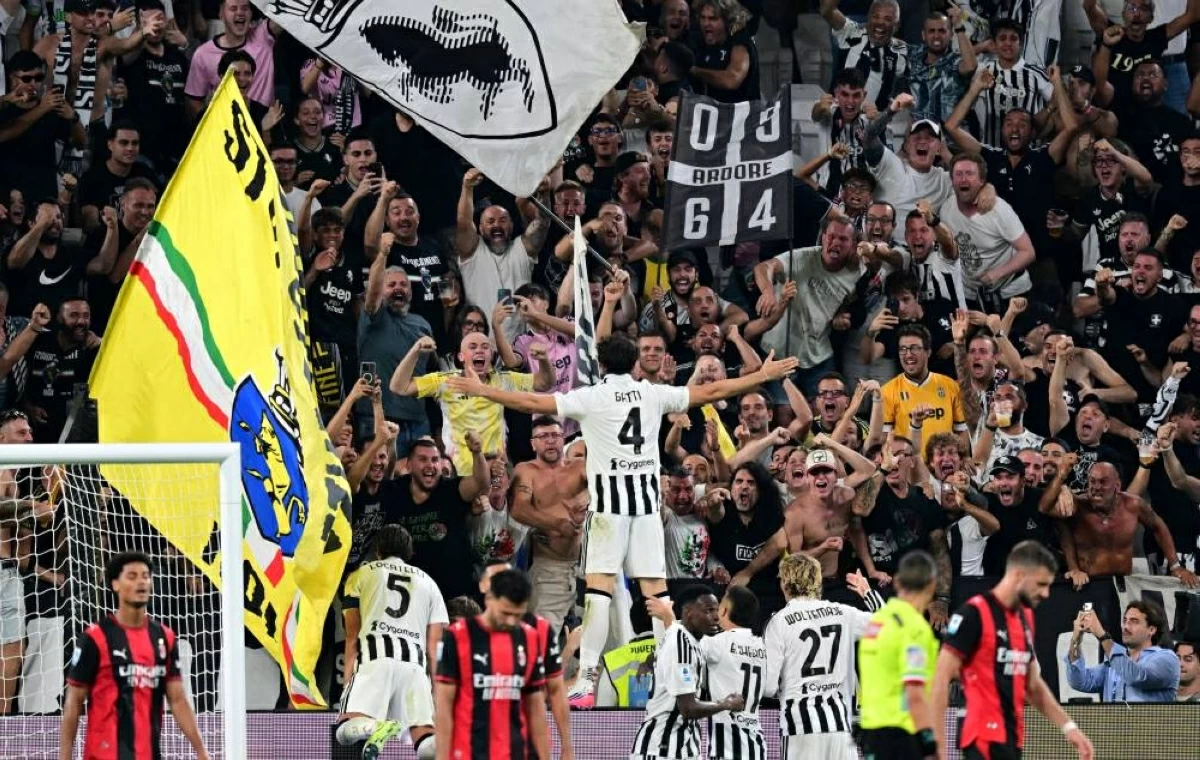 فيديريكو غاتي يحتفل بهدف التعادل ليوفنتوس