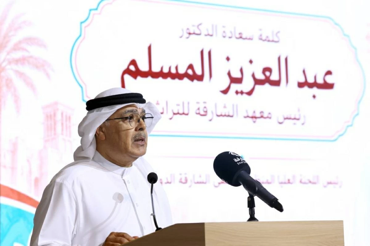 د. عبد العزيز المسلم متحدثاً إلى الحضور  (تصوير: السيد رمضان)