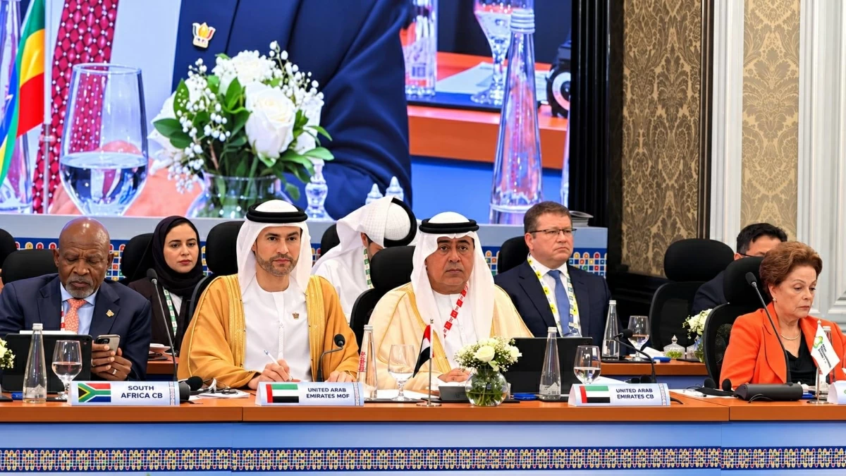 محمد الحسيني خلال مشاركته في الاجتماع