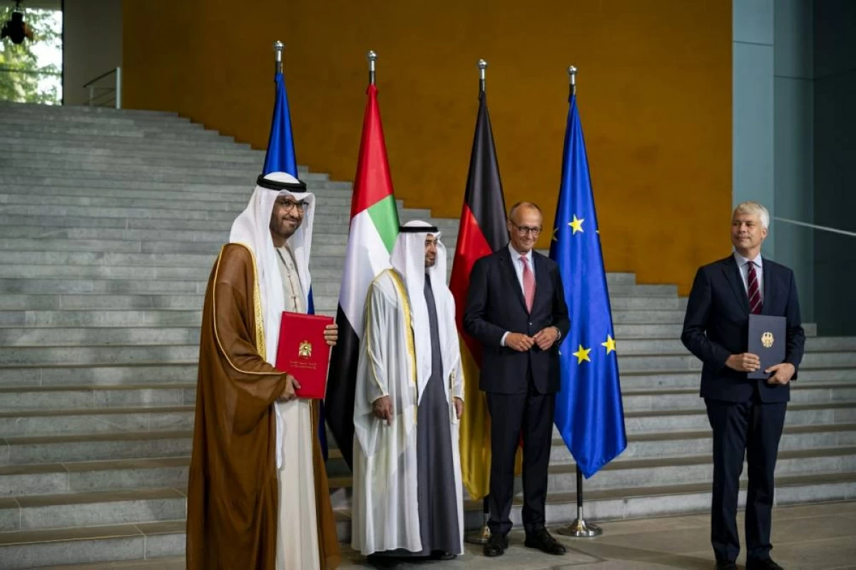 محمد بن زايد وميرتس يشهدان إطلاق الحوار الاستراتيجي وعدداً من الاتفاقيات