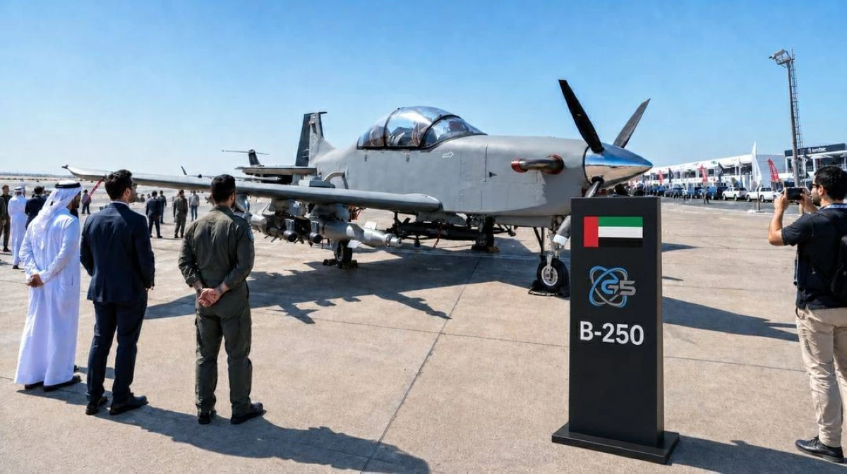 «بدر 250» المصنوعة بالإمارات تلفت أنظار زوار «العلمين للطيران»